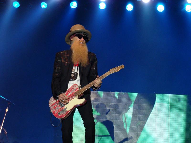 Society Trivia Question: Which ZZ Top member does not have a beard?