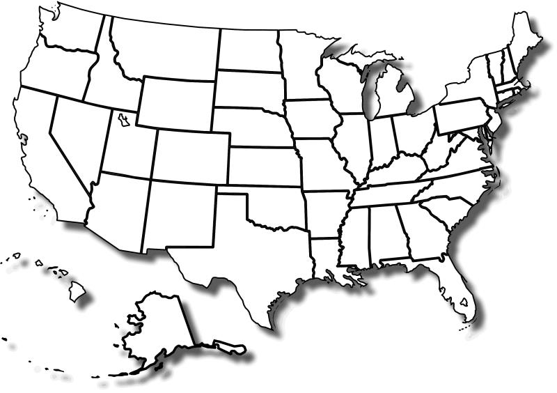География Вопрос: На какую букву чаще всего начинаются русские названия штатов США?