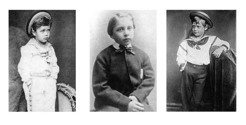 Общество Вопрос: Три мальчика на фото - троюродные братья. Когда они выросли, то все трое стали известными людьми. Но, по стечению обстоятельств, они имели одну и ту же профессию. Кем же они стали?