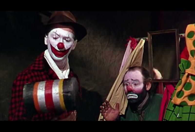 Movies & TV Trivia Question: What film did Jimmy Stewart spend the entire film in clown make-up?