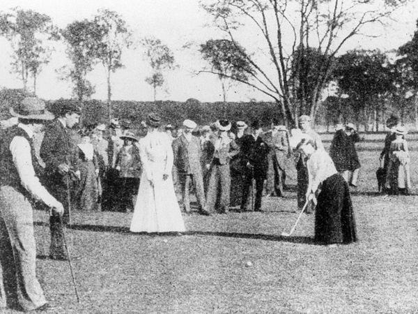 Sport Trivia Question: Who was the first woman to play golf? She also coined the term "caddy".