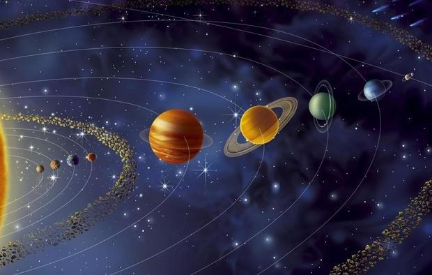 Наука Вопрос: До какой планеты от Земли ближе - до Юпитера в момент его наибольшего отдаления от Земли (когда между ним и Землей находится Солнце) или до Сатурна в момент его максимального сближения с Землей (когда они находятся по одну сторону от Солнца)?
