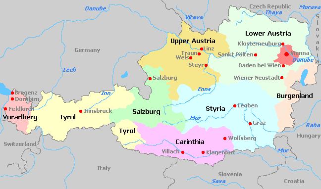 Culture Trivia Question: In what region of Austria the spoken language is least similar to the spoken language of the rest of the country?