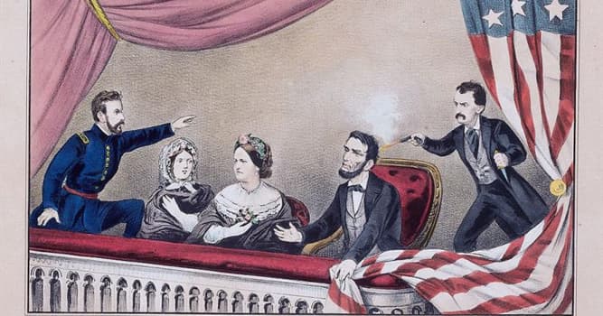 History Trivia Question: When Abraham Lincoln was assassinated, what play was he watching?