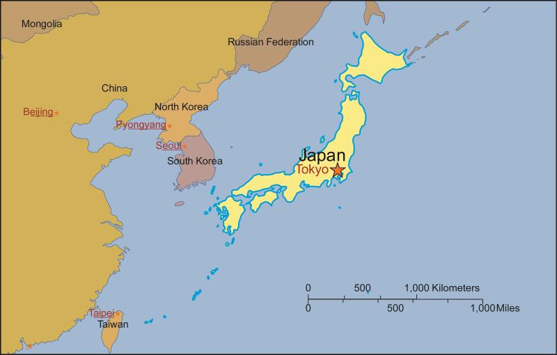 Geography Trivia Question: Which is the most southwesterly of Japan's four main islands?