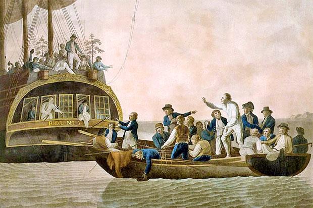 History Trivia Question: Who was the Captain of the HMS Bounty when the crew mutinied?