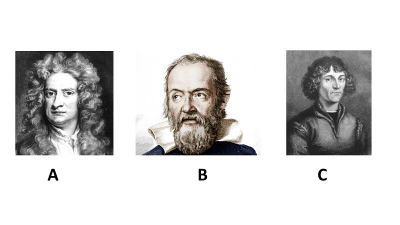 Science Trivia Question: Can you put these famous scientists in order by the year of their birth (earliest to latest) ?