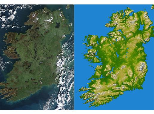 Geographie Wissensfrage: Irland ist als "Grüne Insel" bekannt. Warum?