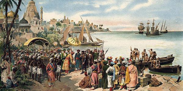 История Вопрос: Кто из европейцев первым начал вести с Индией регулярные торговые операции?
