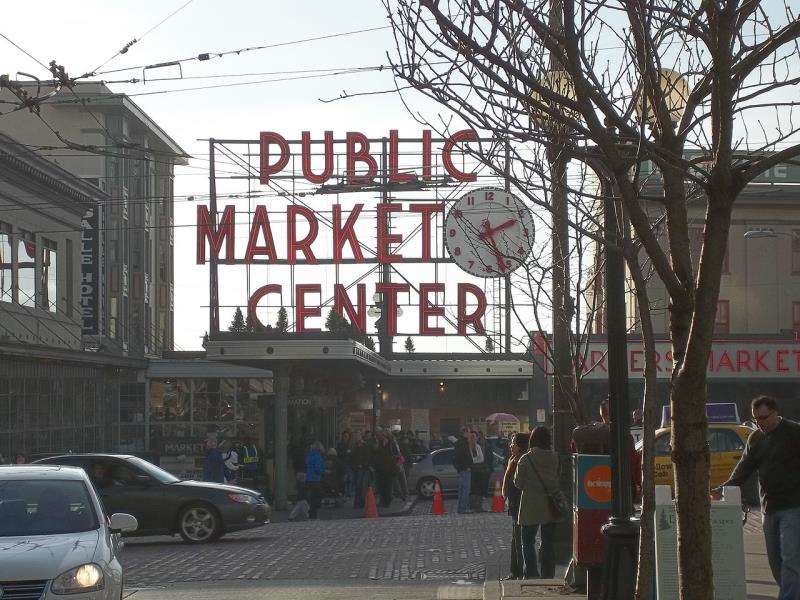 Geography Trivia Question: The local landmark, Pike Place Market, is found in what U.S. city?