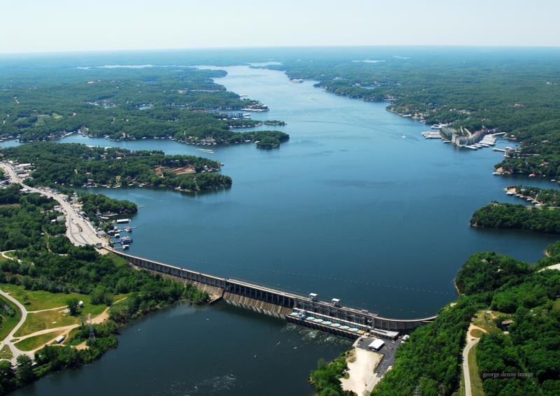 Geography Trivia Question: How many miles of shoreline did the Lake of the Ozarks in Missouri originally encompass?