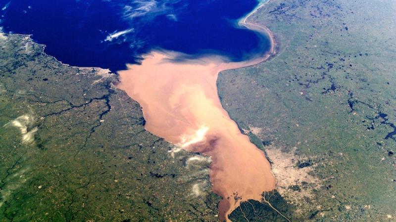 География Вопрос: У какой реки самый длинный в мире эстуарий (однорукавное устье, расширяющееся в сторону моря)?