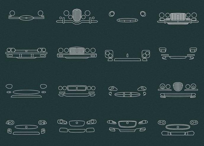 Общество Вопрос: Узнаете марку автомобиля по очертаниям передней части наиболее узнаваемых моделей?