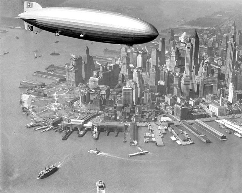 History Trivia Question: What was the lifting agent used for the German passenger airship LZ 129, Hindenburg?