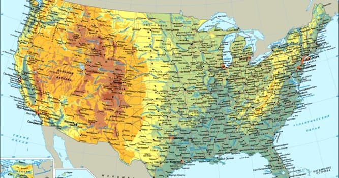 География Вопрос: Верно ли, что самая восточная и самая западная точки территории США называются одинаково?
