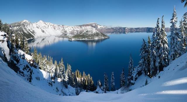 Geography Trivia Question: Crater Lake is located in which U.S. state?