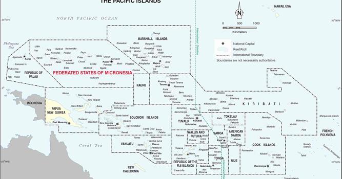 География Вопрос: Федеративные Штаты Микронезии - федеративное государство в Океании. Сколько штатов входит в его состав?