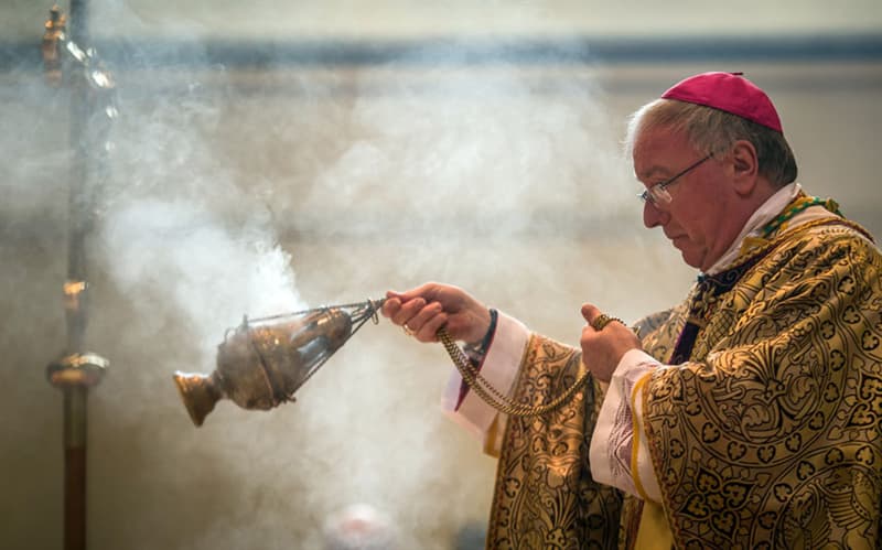 Society Trivia Question: What's the substance used in churches characterized by releasing smoke?