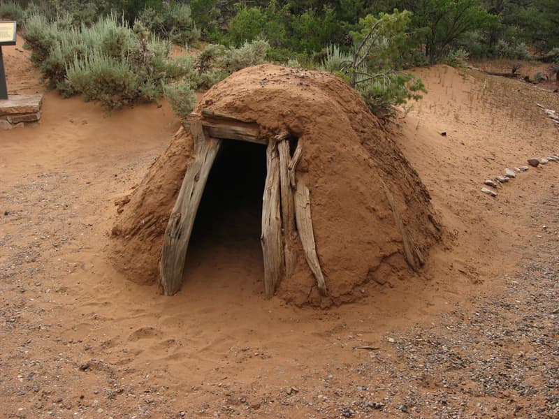 Culture Trivia Question: This picture is of a traditional Navajo dwelling. What is it called?