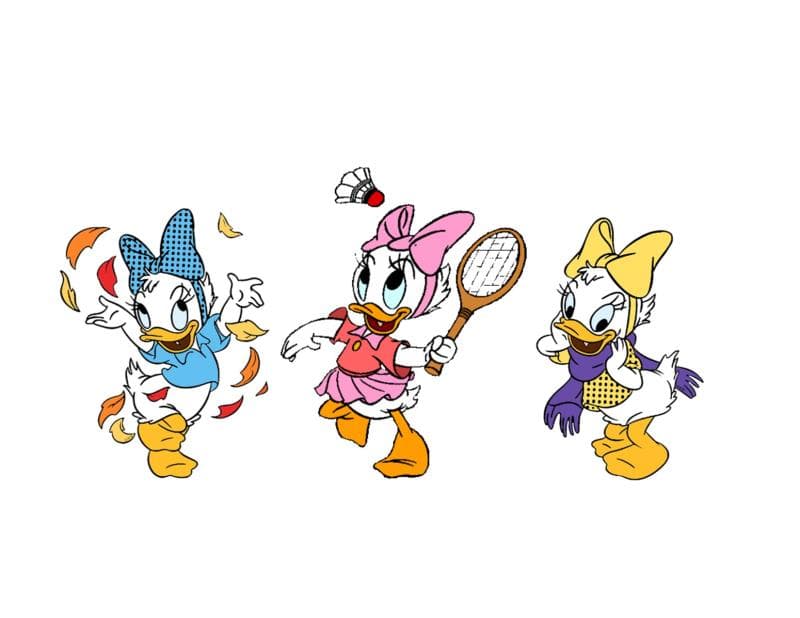 Culture Trivia Question: What are the names of Daisy Duck's nieces?
