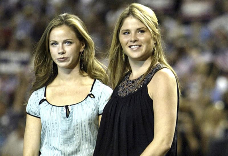 Society Trivia Question: What are the names of George W. Bush's twin daughters?