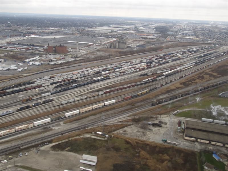 History Trivia Question: What is the name of the largest railroad classification yard in the world?
