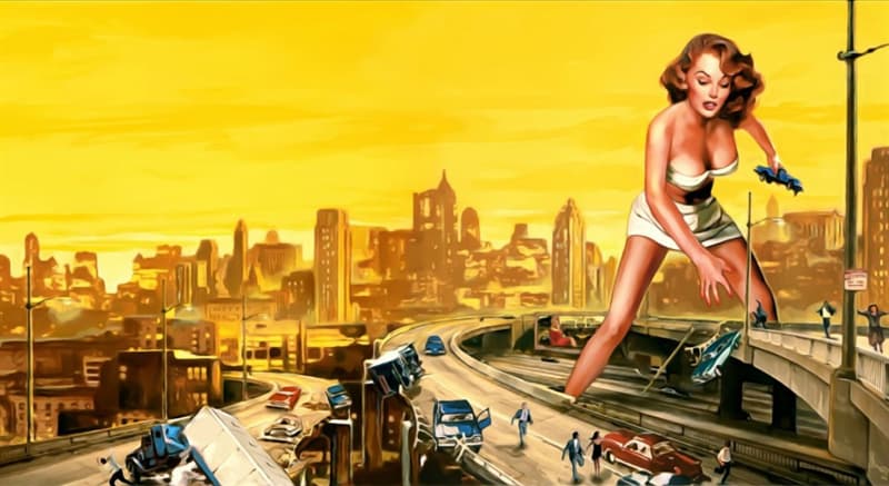 Movies & TV Trivia Question: Who was the starring actress in the 1958 movie "Attack of the 50 Foot Woman"?