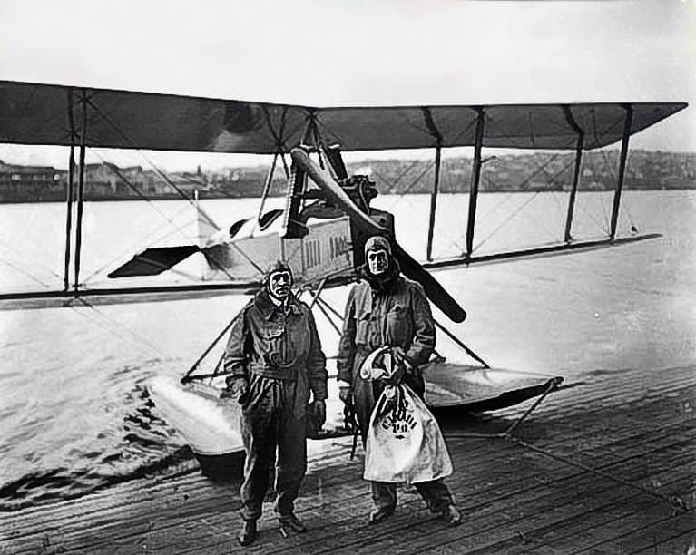 History Trivia Question: The world's first official airmail flight  took place in 1911. Where?