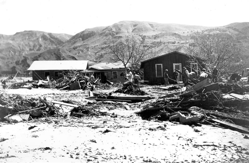 Geography Trivia Question: Where was the St. Francis Dam located?
