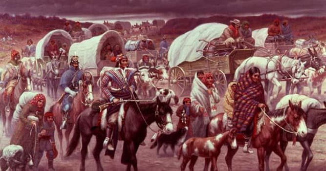 History Trivia Question: The "Trail of Tears" is associated with the relocation of what American Indian Tribe?