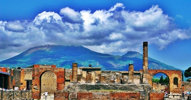 History Trivia Question: Which volcano destroyed Pompeii?