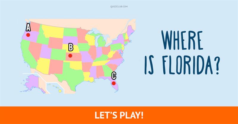 Geography Quiz Test: Can you place the US state on a map?