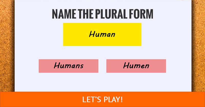 language Quiz Test: Only Americans With An IQ Score Of 142 Or Higher Know The Plural Forms Of These 22 words