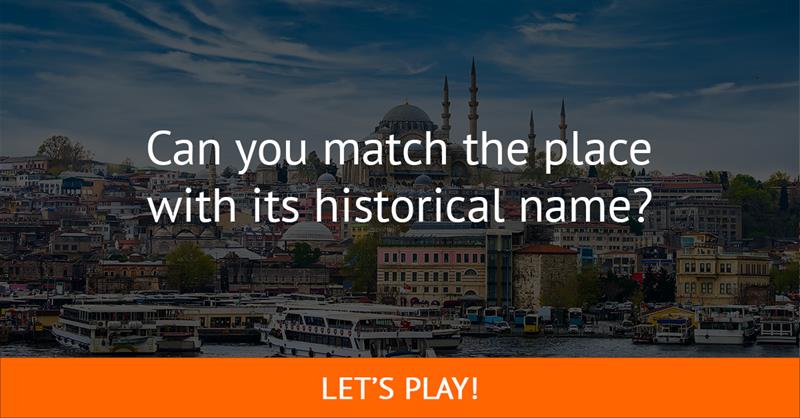 Geography Quiz Test: Can you match the place with its historical name?