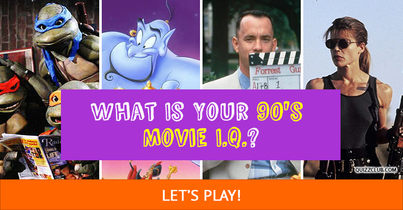 Movies & TV Quiz Test: What Is Your 90's Movie I.Q.?