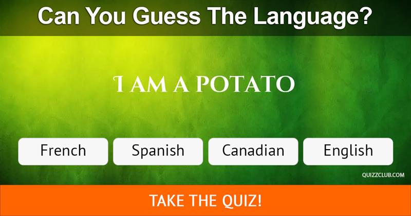 En eller anden måde trofast fattige Can You Guess The Language? | Trivia Quiz | QuizzClub
