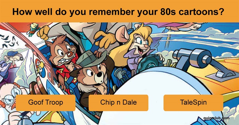 Movies & TV Quiz Test: How Well Do You Remember 80s Cartoons?