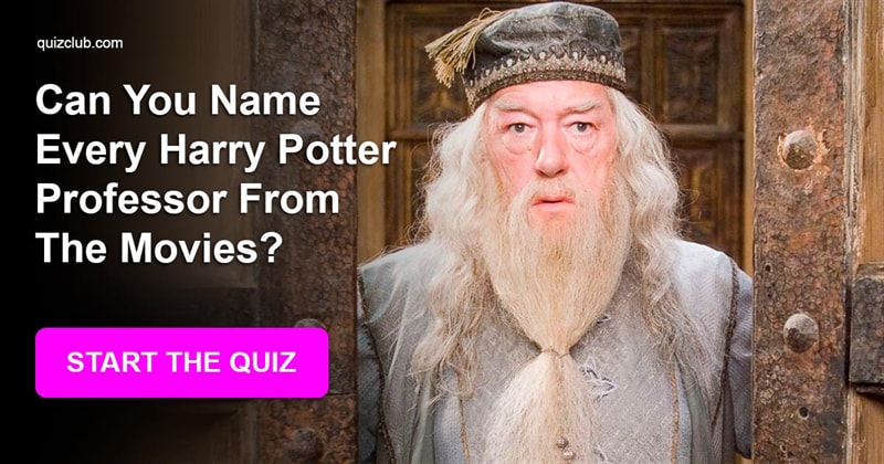Movies & TV Quiz Test: Can You Name Every Harry Potter Professor From The Movies?