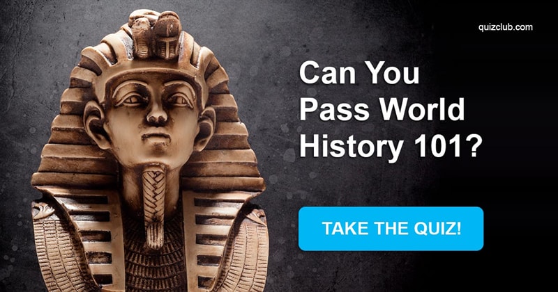 History Quiz Test: Can You Pass World History 101?