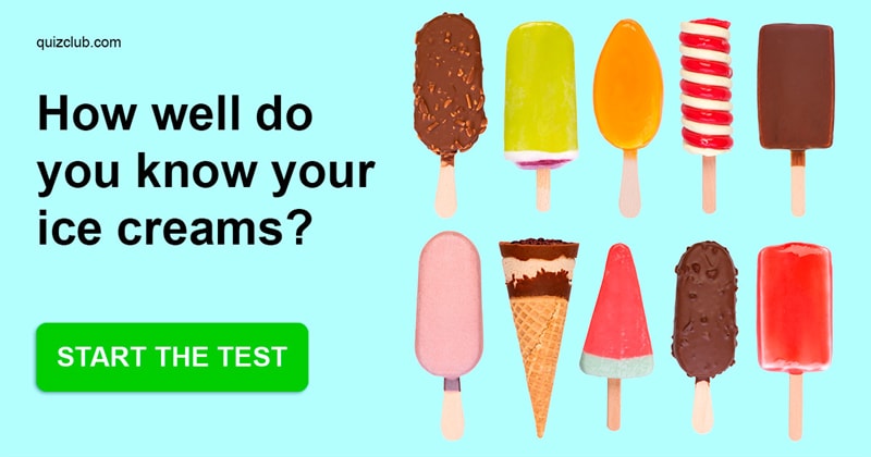 knowledge Quiz Test: How well do you know your ice creams?