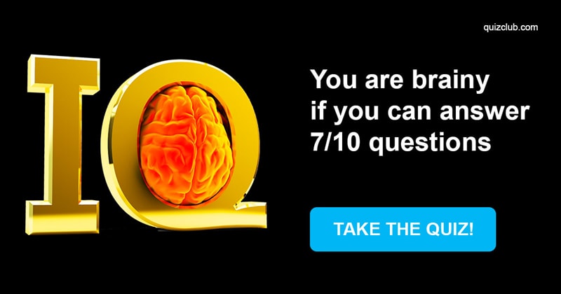 IQ Quiz Test: You are brainy if you can answer 7/10 questions