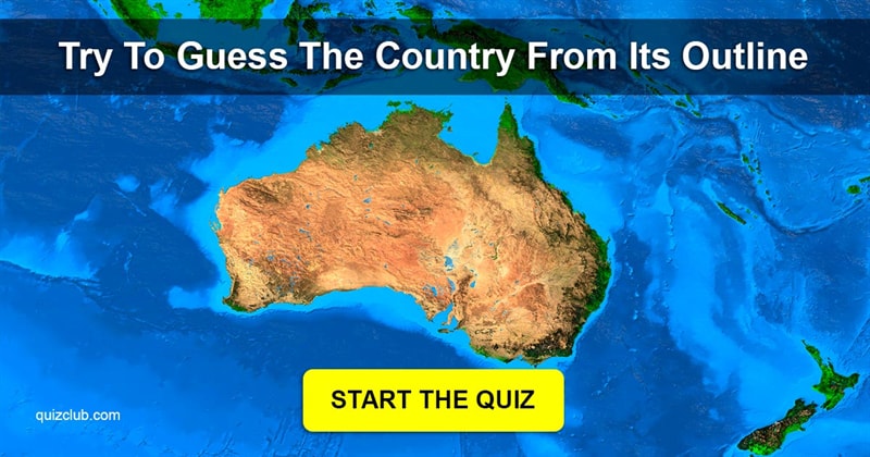 Geography Quiz Test: Try To Guess The Country From Its Outline