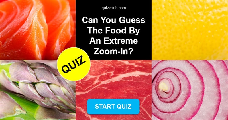 knowledge Quiz Test: Can You Guess The Food By An Extreme Zoom-In?