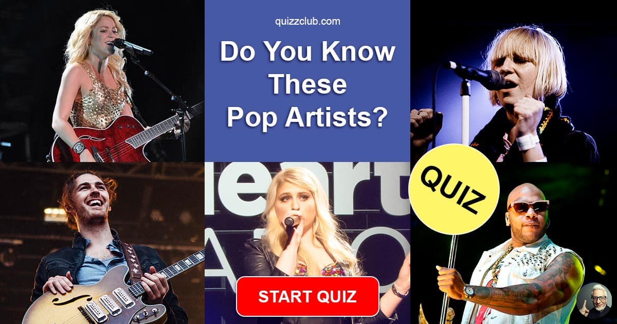 Do You Know These Pop Artists? Trivia Quiz