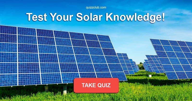 Science Quiz Test: Test Your Solar Knowledge!