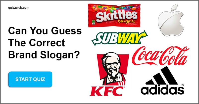 Society Quiz Test: Can You Guess The Correct Brand Slogan?
