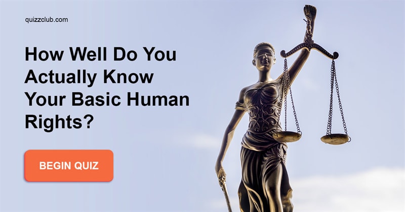 Society Quiz Test: How Well Do You Actually Know Your Basic Human Rights?