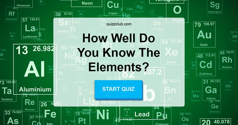 Science Quiz Test: How well do you know the elements?