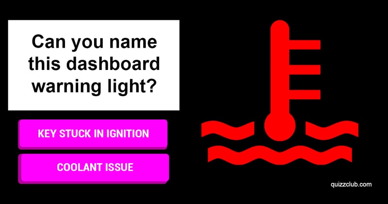 knowledge Quiz Test: Can you name these 9 common dashboard warning lights?