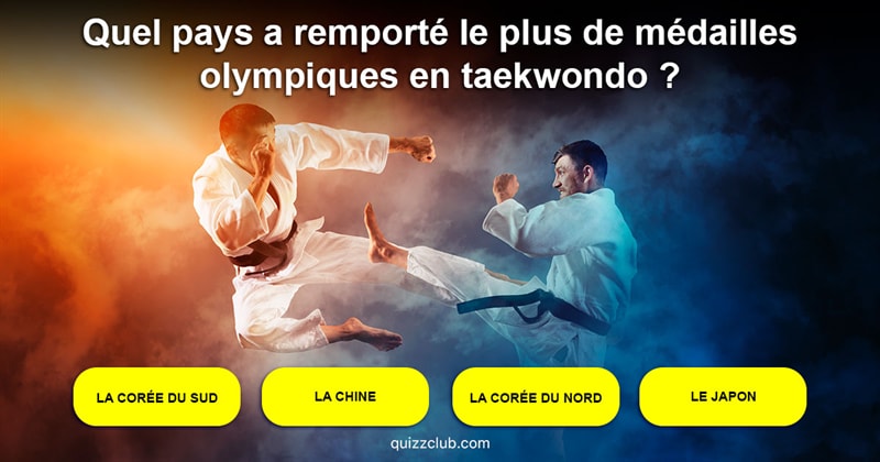 Sport Test quiz: Testez vos connaissances en taekwondo